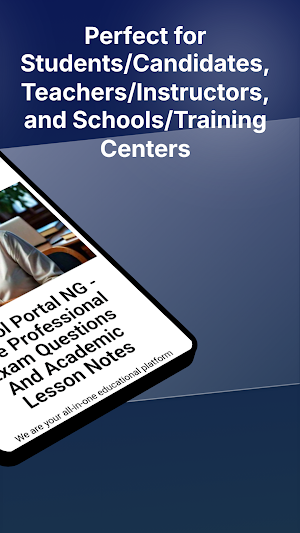 School Portal NG: CBT Exams Screenshot 1