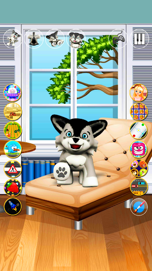 Talking Dog Husky Puppy Screenshot 1
