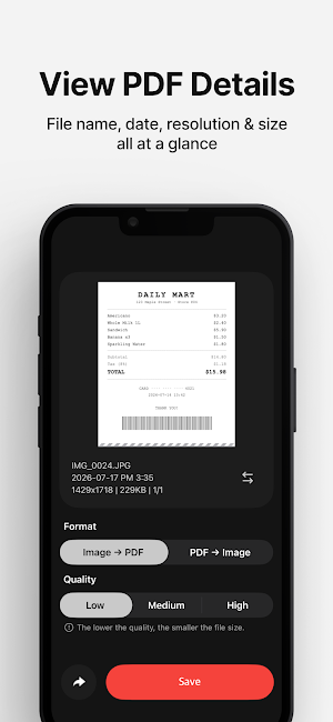SwitchPDF - Image to PDF Screenshot 1