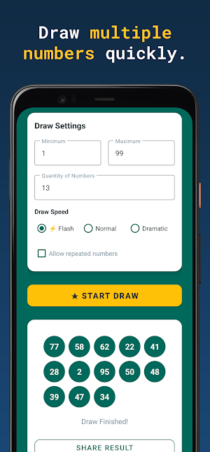 Random Number Generator Screenshot 2