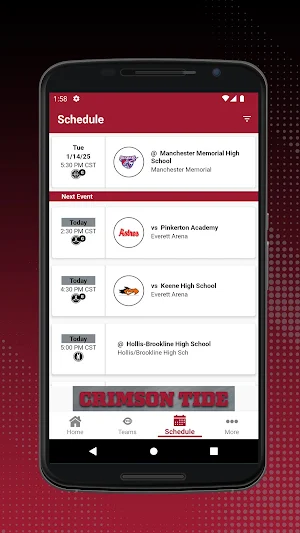 CHS Crimson Tide Screenshot 1