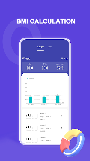 BMI Manager Screenshot 2
