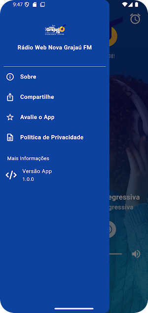Rádio Web Nova Grajaú FM Screenshot 1
