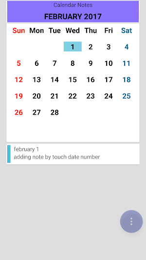 Calendar Notes PRO Screenshot 1