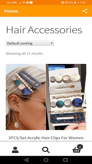Hair Accessories Shop Screenshot 0