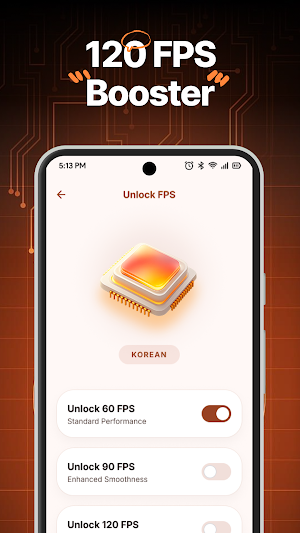 TurboX: 120 FPS Game Booster Screenshot 0