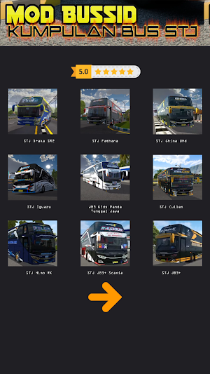 Mod Bussid Kumpulan Bus STJ Screenshot 3