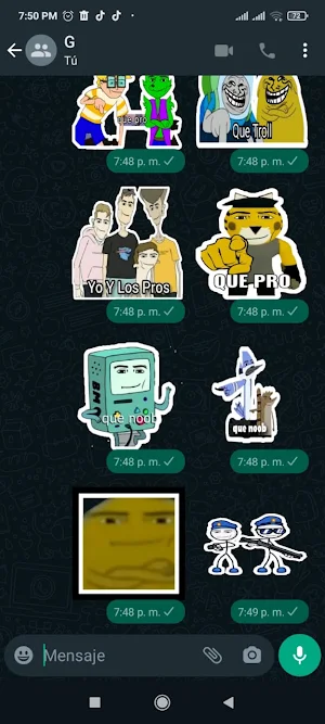 Stickers de Que Pro Screenshot 1