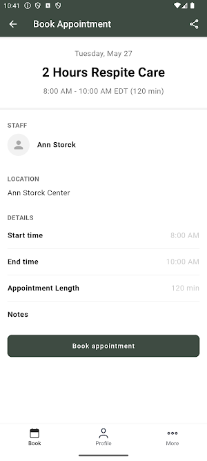 Ann Storck Center Screenshot 2