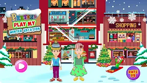 Pretend My Winter Vacation: City Home Decoration Screenshot 0