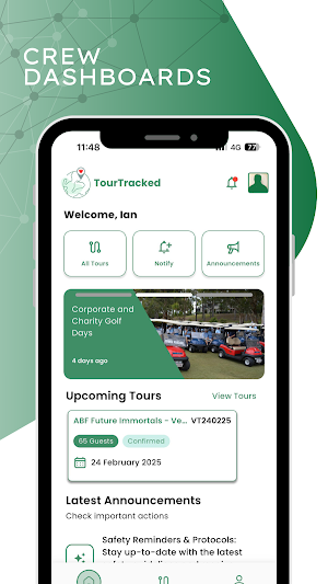 TourTracked - Crew Screenshot 1