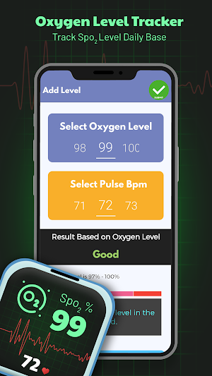 Pulse Oxygen Level : Lung Test Screenshot 0