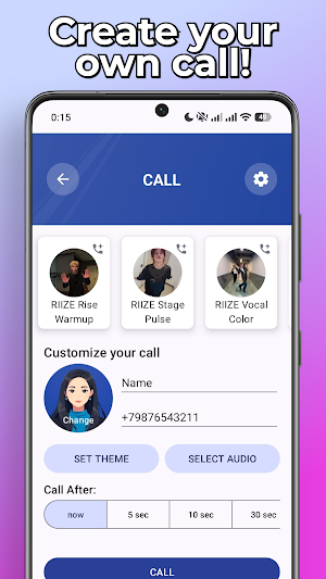 RIIZE Fake Video Call & Chat Screenshot 3