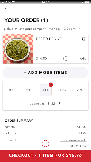 LOVE PIZZA COMPANY Screenshot 3