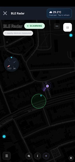 BLE Radar Screenshot 2
