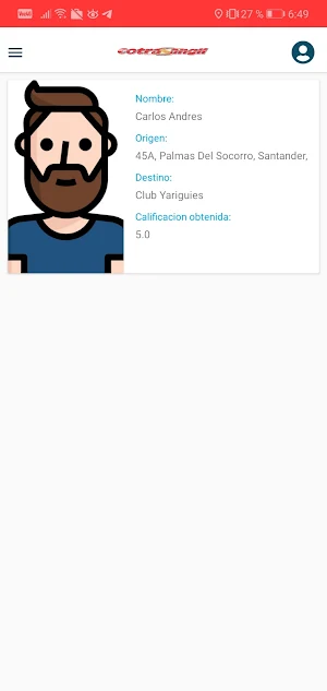 Conductores CotraSangil Screenshot 2