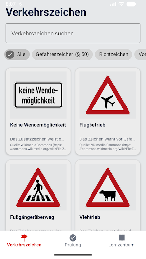 Verkehrszeichen Quiz StVO Screenshot 0