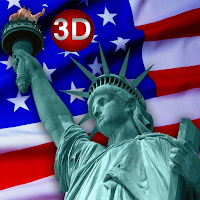 American Symbols 3D Next Launcher theme