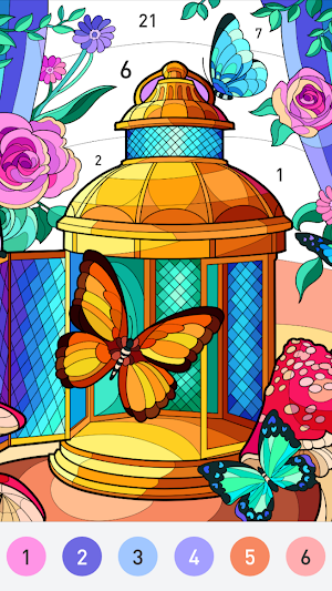 Fancy Color - Paint By Number Screenshot 2