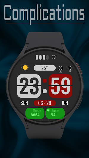 Flip Clock Watch Face Screenshot 1