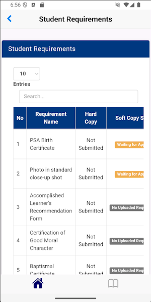 SSAPAMP Mobile Portal Screenshot 3