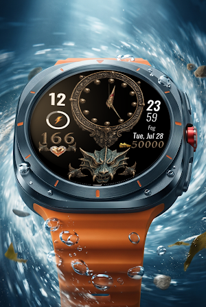Steampunk Dragon Watch Face Screenshot 0