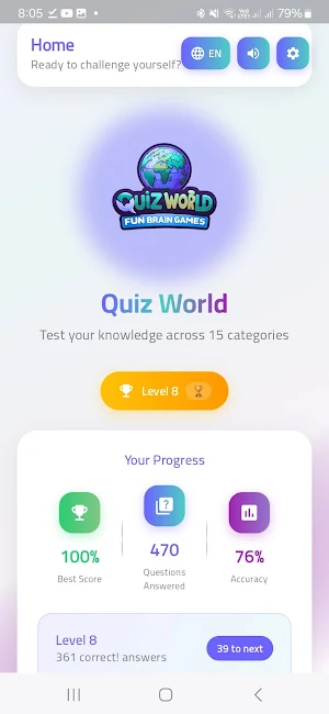 Quiz World – Fun Brain Games Screenshot 1