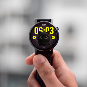 Pink Cat Watch Face Screenshot 3