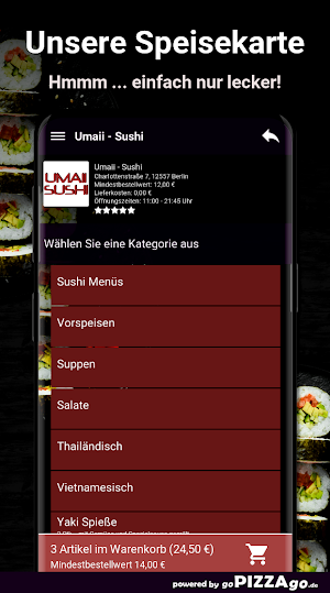 Umaii - Sushi Berlin Screenshot 3