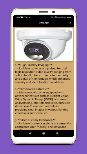 uniview camera guide Screenshot 1