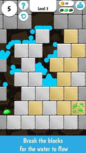 Water Puzzle - Break Blocks Screenshot 0