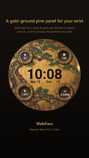 Kikuza Japanese Watch Face Screenshot 2