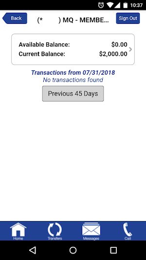 CWJ Cooperative Credit Union Screenshot 2