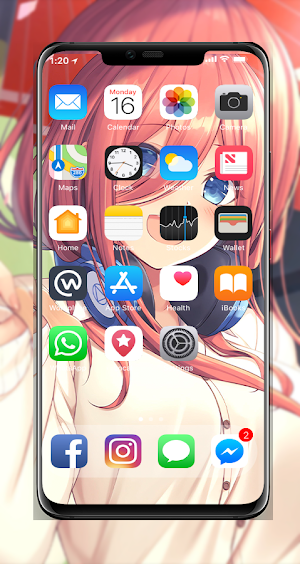 Miku Nakano - Go Toubun No Hanayome Wallpaper Screenshot 3