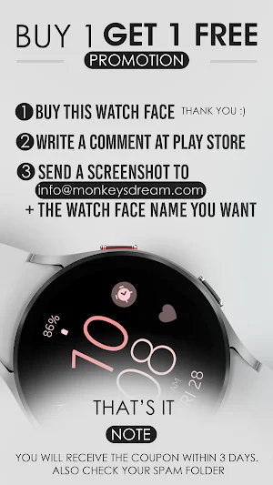 Battery 3 rose gold watch face Screenshot 3