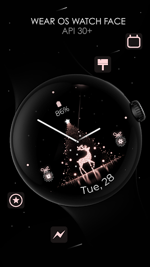 Magic Christmas watch face Screenshot 1