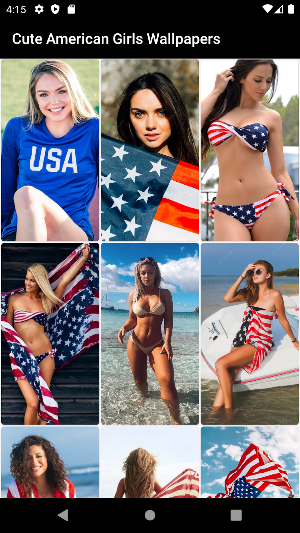 Cute American Girls Wallpaper Screenshot 0
