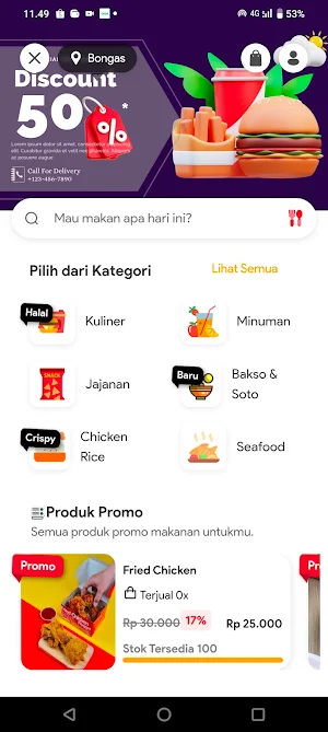 GRide - Ojek & Delivery Screenshot 2