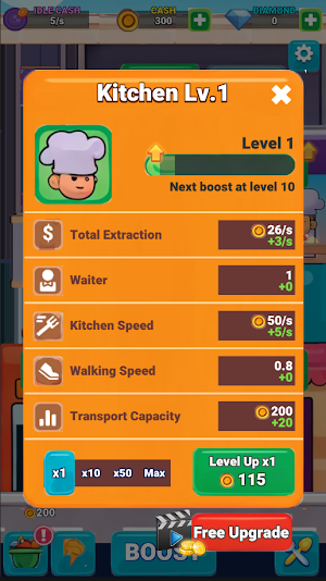 Idle Eatery: Idle Tycoon Game Screenshot 3