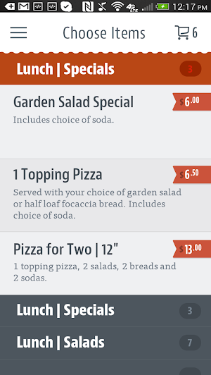 Smithfield Stonefire Pizzeria Screenshot 2