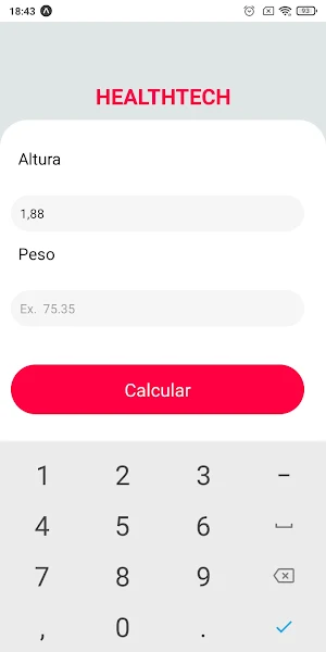 IMC Calculadora(PRO) Screenshot 1