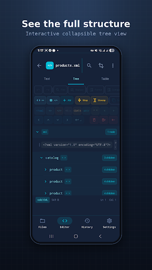 XML Editor Screenshot 2