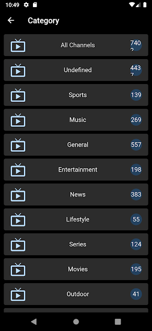 BIGIPTV(M3U Player) Screenshot 1