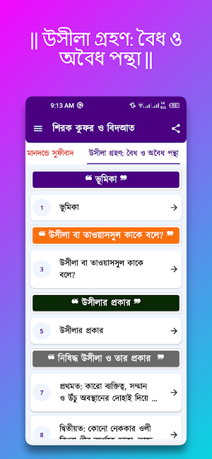 শিরক কুফর ও বিদআত Screenshot 3
