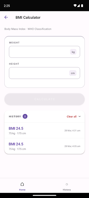 BodyMath Screenshot 1