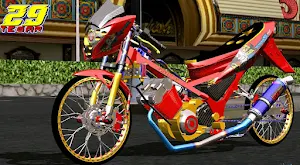 bussid motor drag satria  2024 Screenshot 2