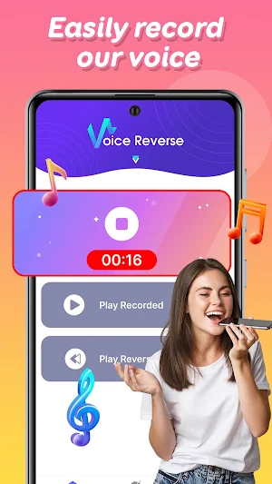 Singing Reverse: Reverse Audio Screenshot 1