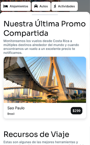 Explorador de Viajes Screenshot 2