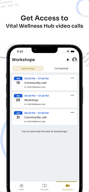 Vital Wellness Hub Screenshot 3