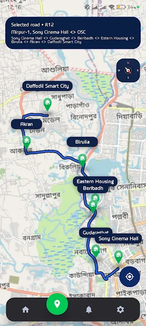 DIU Transport Schedule Screenshot 2